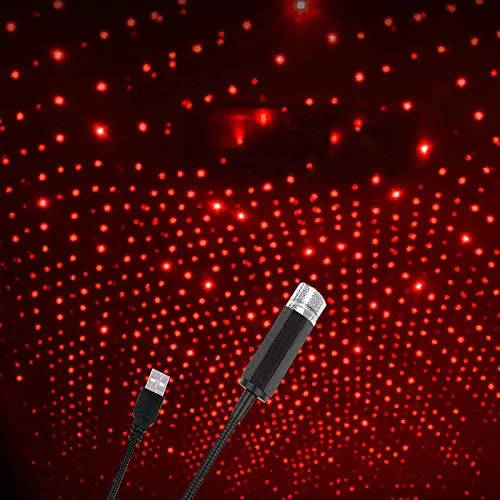USB Laser Ambient Ceiling Light For Car and Home Decoration - H01419
