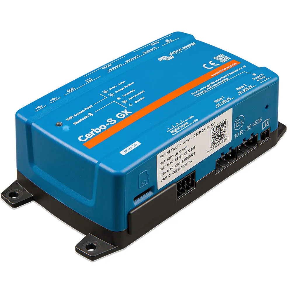 Victron Energy Cerbo-S GX Basic Version with Limited Inputs and No BMS CAN