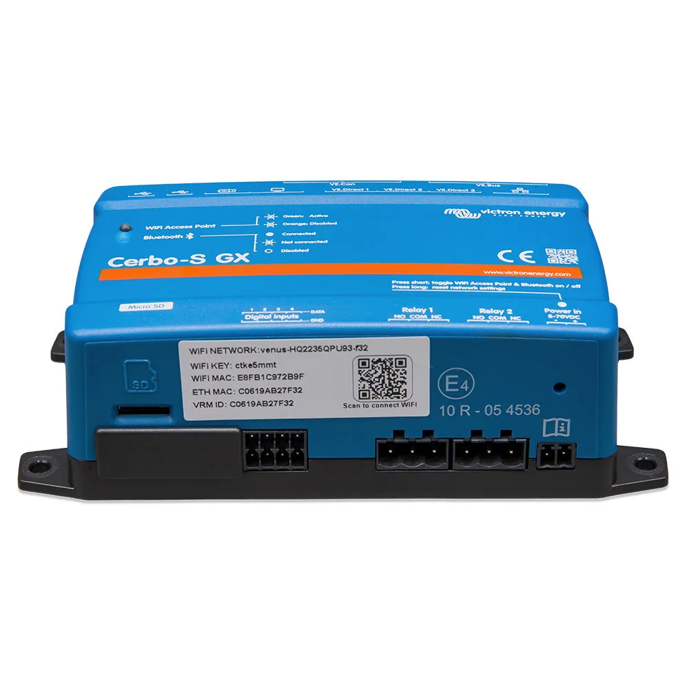 Victron Energy Cerbo-S GX Basic Version with Limited Inputs and No BMS CAN