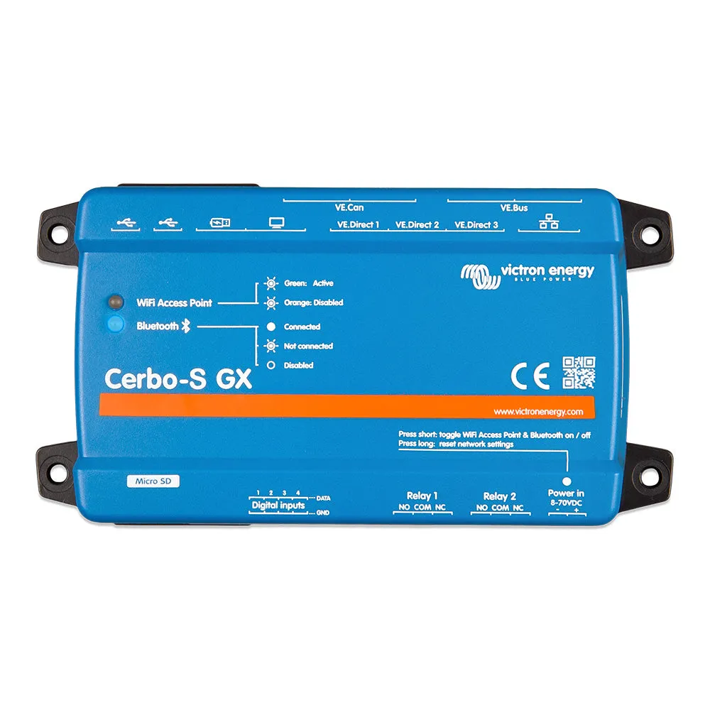 Victron Energy Cerbo-S GX Basic Version with Limited Inputs and No BMS CAN