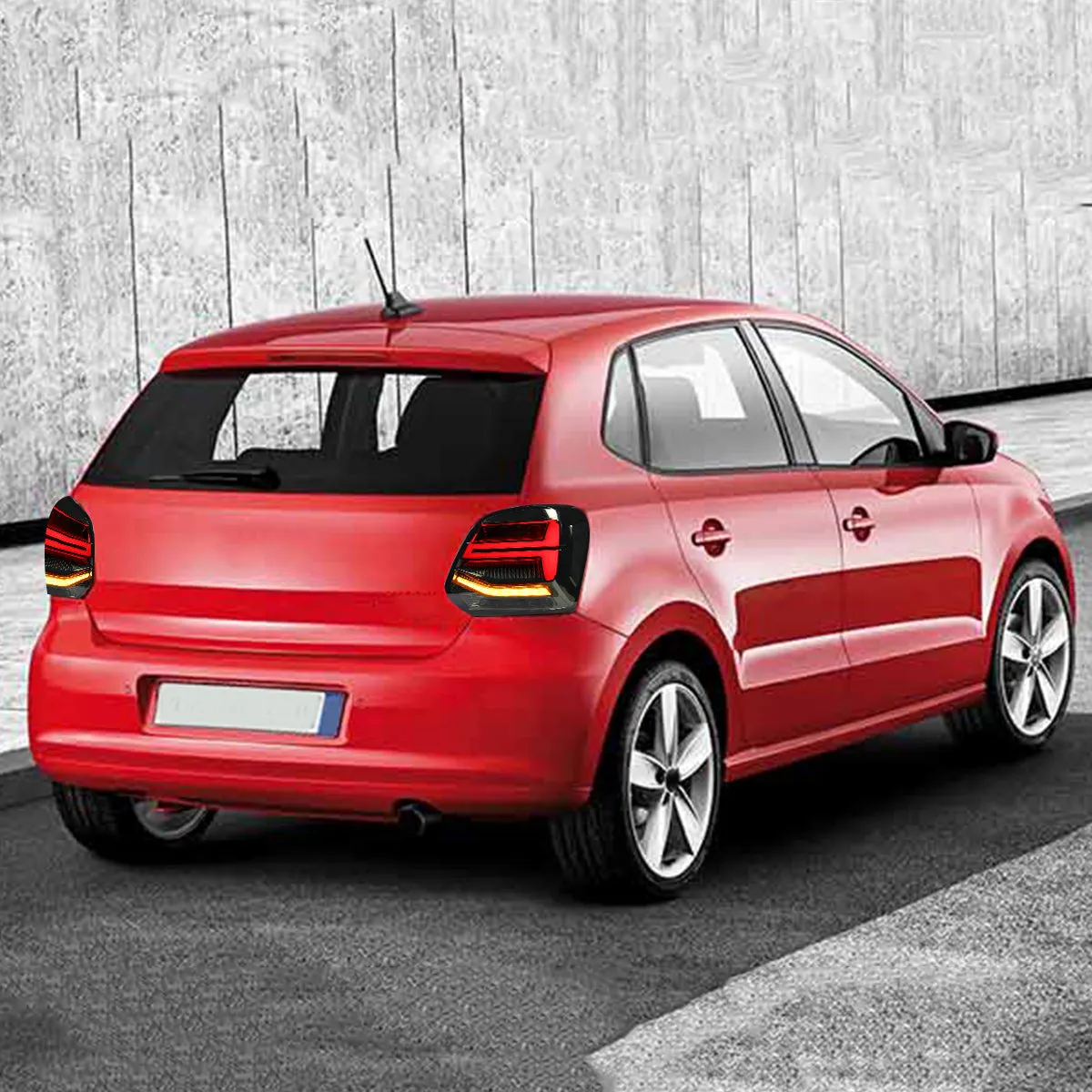 VLAND Headlights and Taillights For Volkswagen (VW) Polo MK5 2009-2017 [E-MARK.]