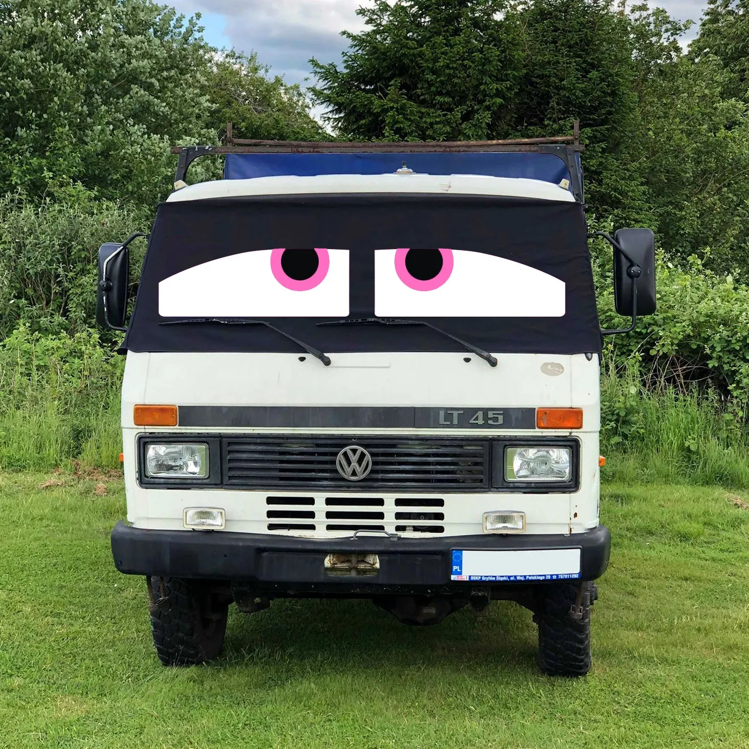 VW LT MK1 Screen Cover - Danny Eyes