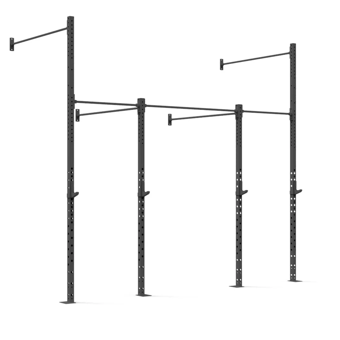 Wall Mounted Rig - 2 Squat Cell with Bridge - X-Frame