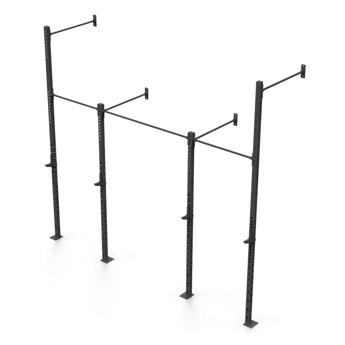 Wall Mounted Rig - 2 Squat Cell with Bridge - X-Frame