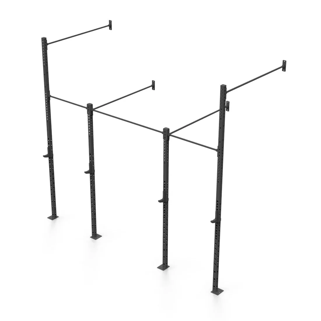 Wall Mounted Rig - 2 Squat Cell with Bridge - X-Frame