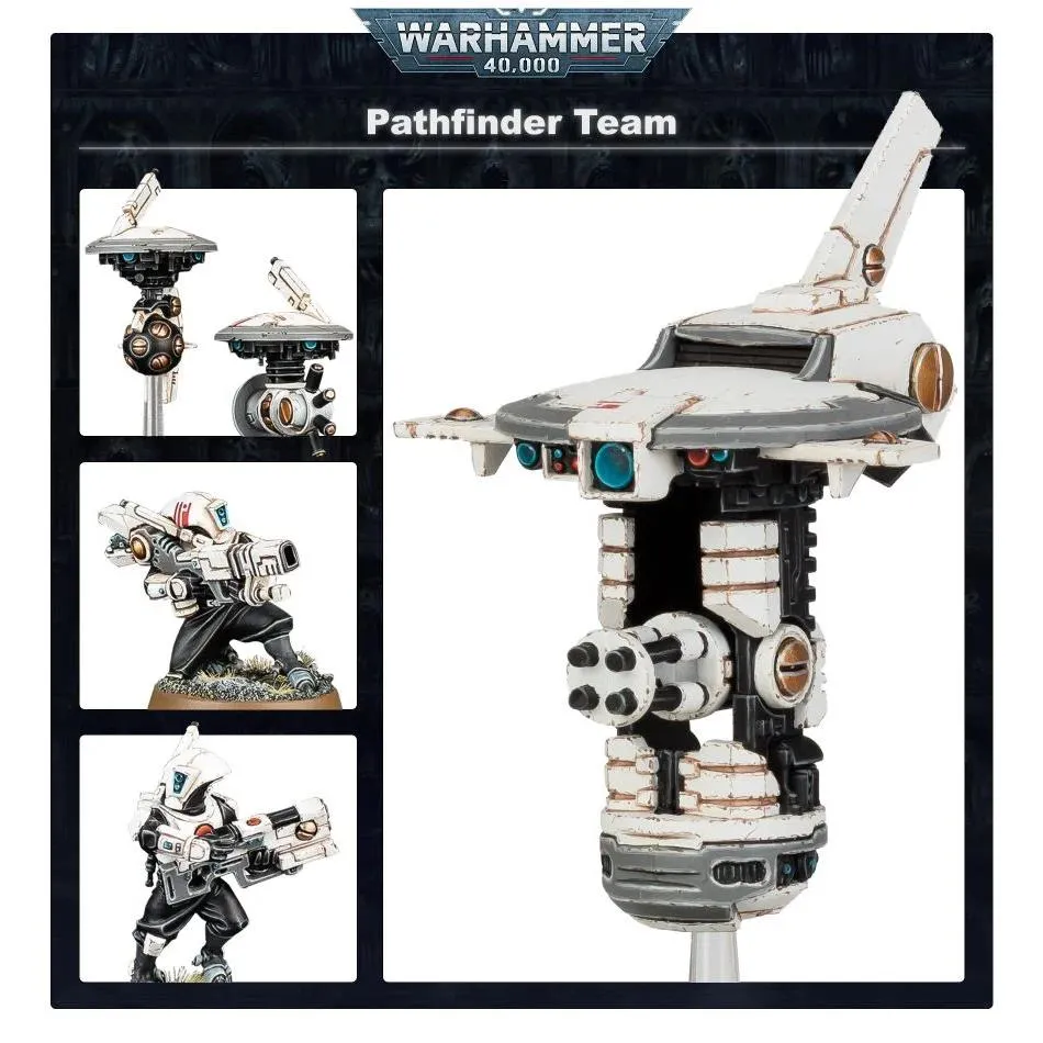 Warhammer 40K Miniature Kit - T'au Empire: Pathfinder Team