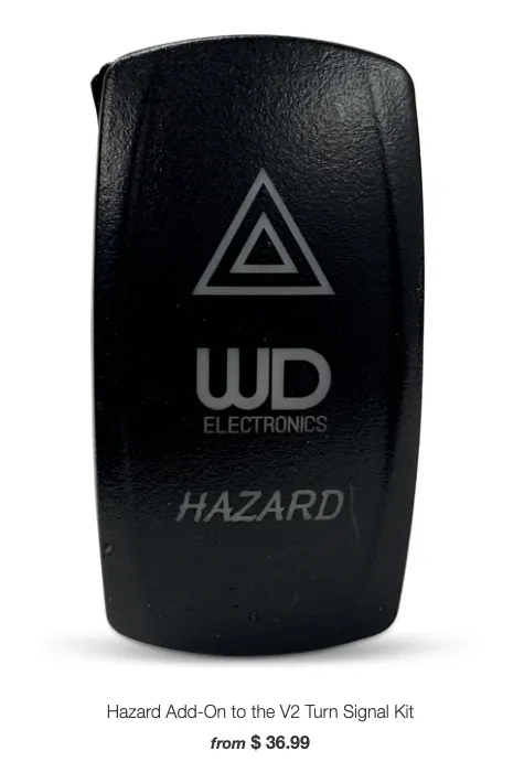 WD Electronics Street Legal Turn Signal Kit for 2015-2020 RZR 900 900S 1000S