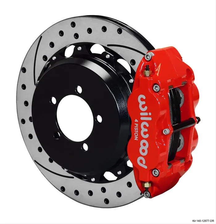 Wilwood Forged Narrow Superlite 4R Big Brake Rear Brake Kits 140-12877-DR