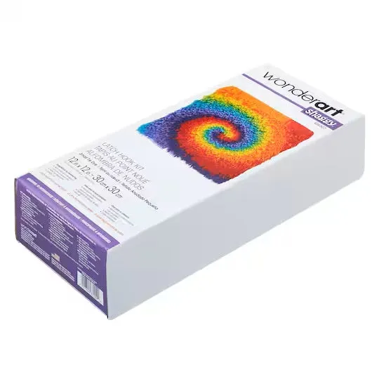 WonderArt Shaggy Small Tie Dye Kit 12" x 12", Discontinued items