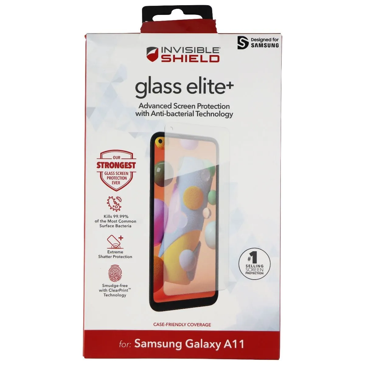ZAGG Invisible Shield (Glass Elite ) Protector for Samsung Galaxy A11 - Clear